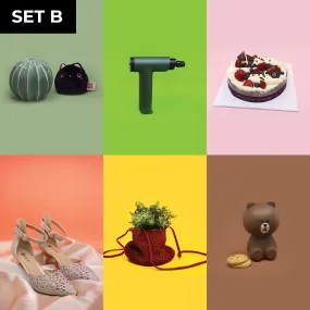 Foldio3 Coloured Flat Lay Backdrop Set (Set B) - 45.9" x 23"