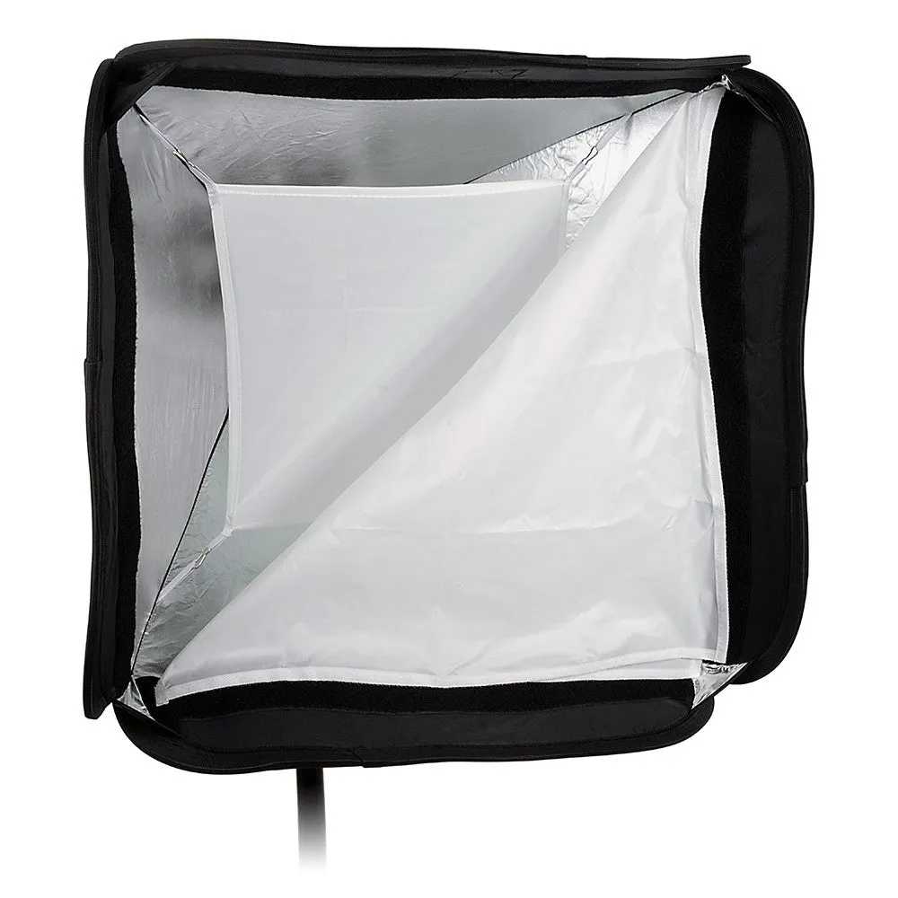 Fotodiox Pro Foldable Softbox Kit with Handled Flash / Speedlight Bracket, Remote Radio Trigger for both Speedlights and Bowens Mount Light Modifiers