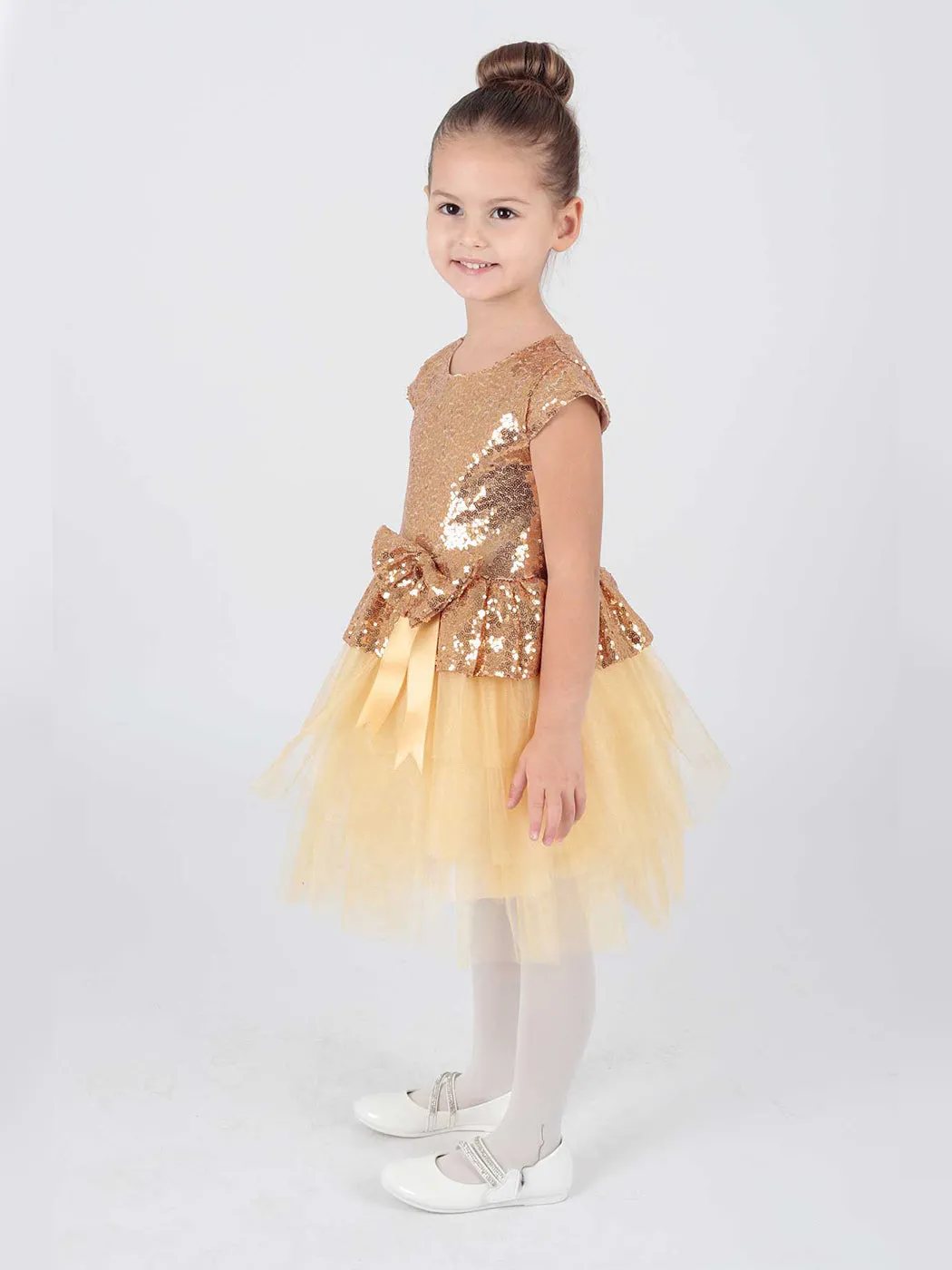 Girls Panel Sequat Trend Evening Evening Ak2207