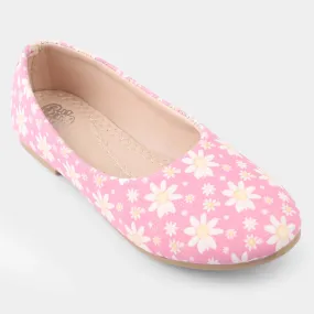 Girls Pumps 1282-Pink