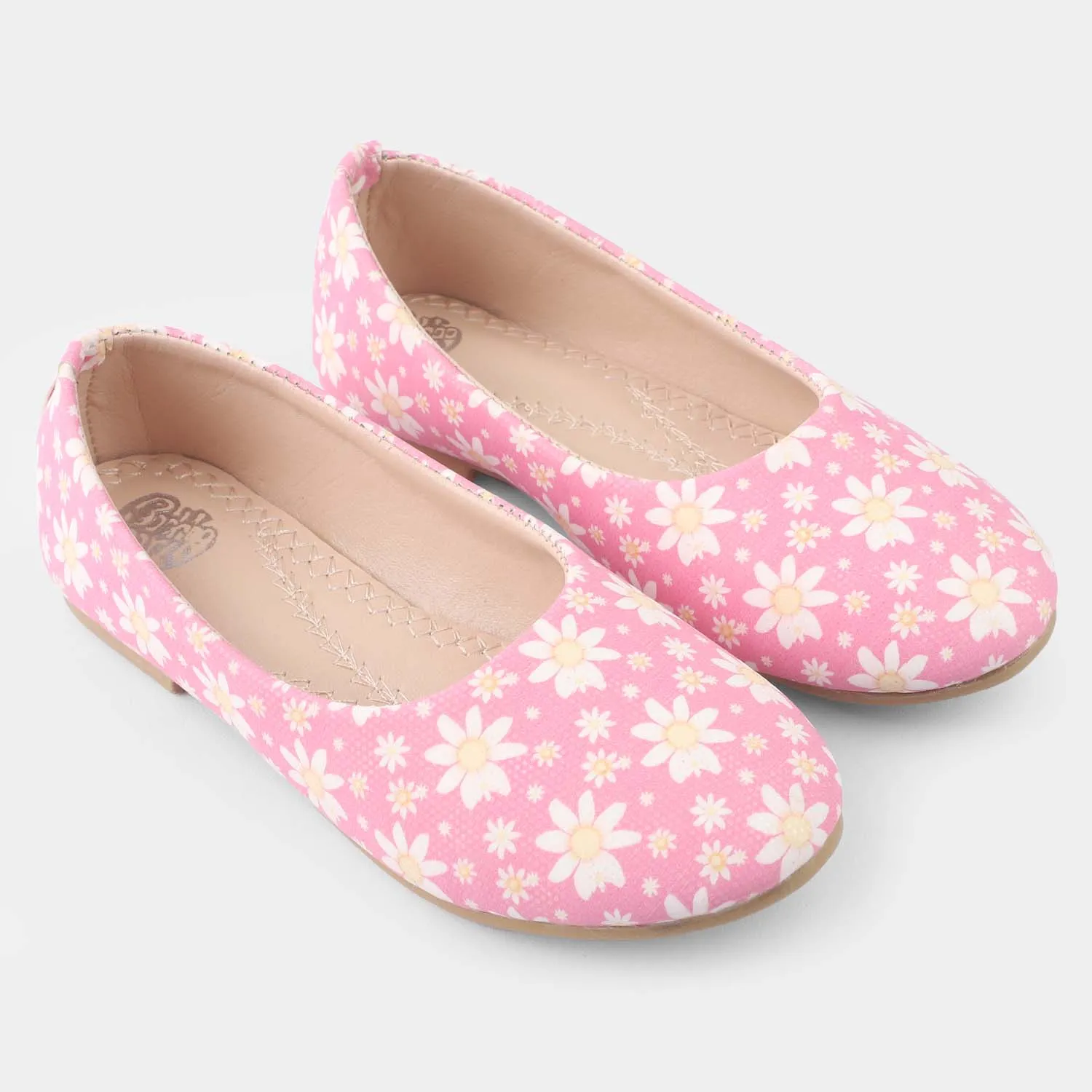 Girls Pumps 1282-Pink