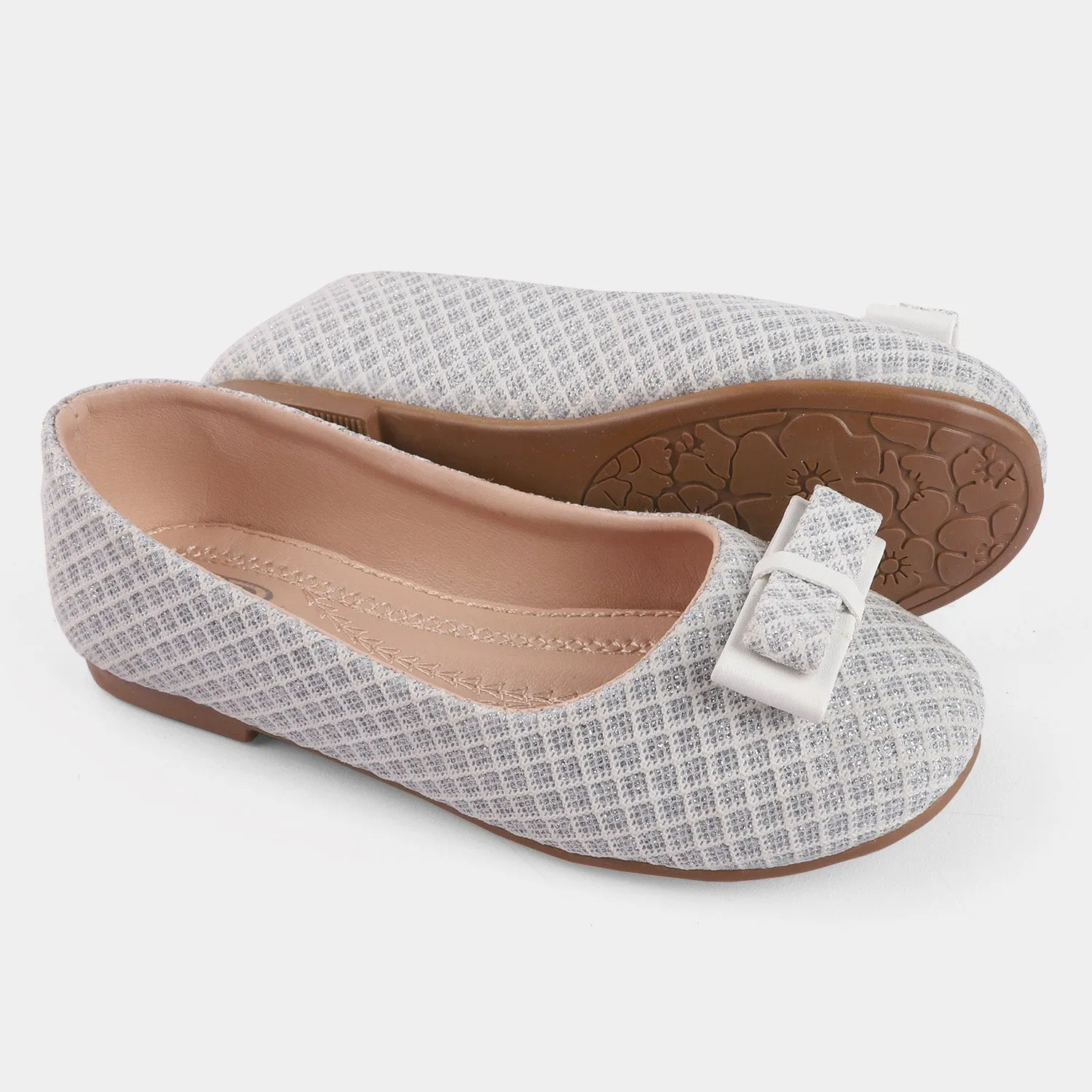 Girls Pumps SA-25-SILVER
