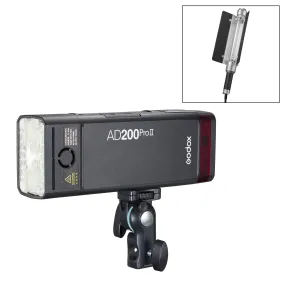 Godox AD200PROII Battery Flash with AD-S200 Stick Flash Head Attachment