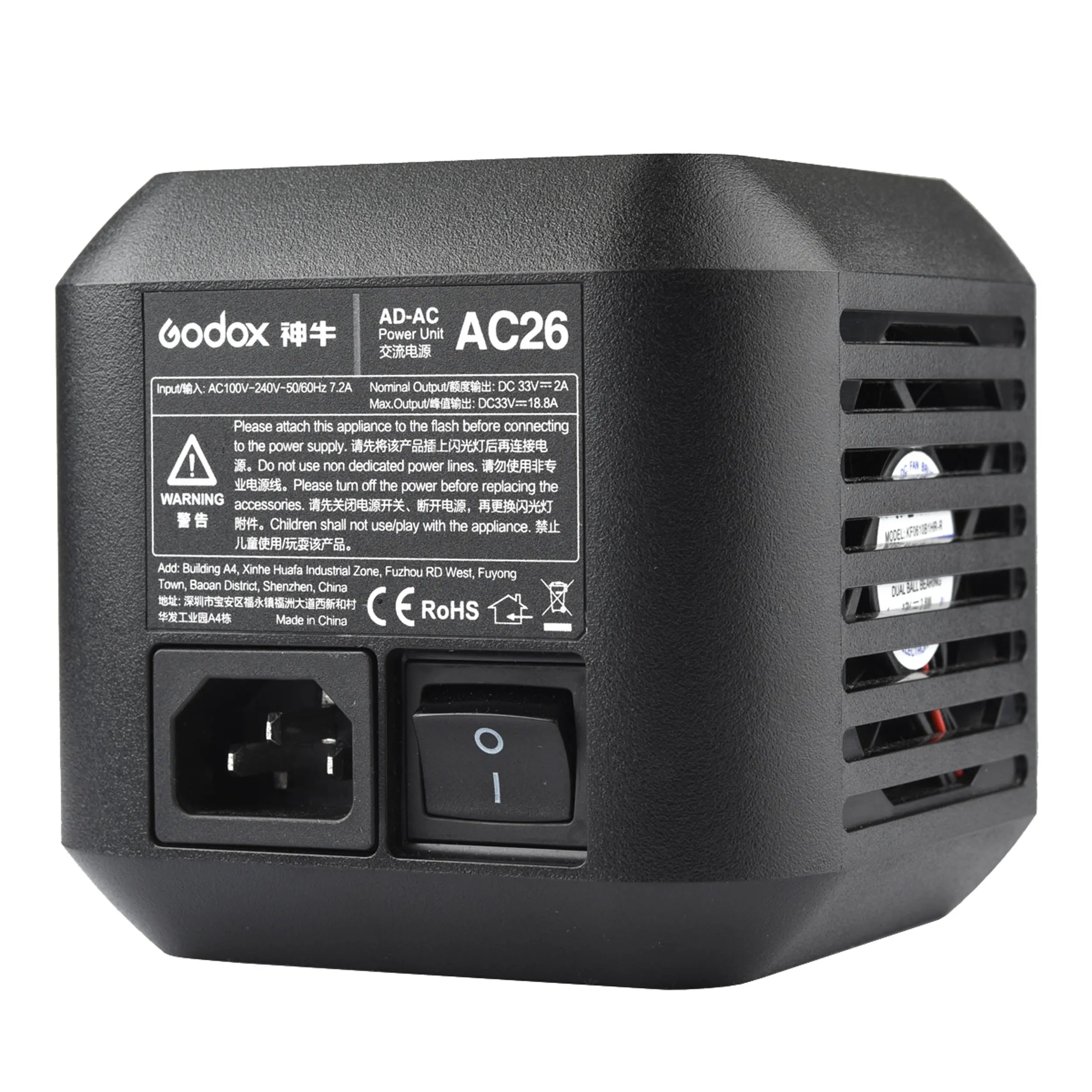 Godox AD600PRO II 600Ws Battery Powered Flash Strobe with AC26 Mains Power Adapter