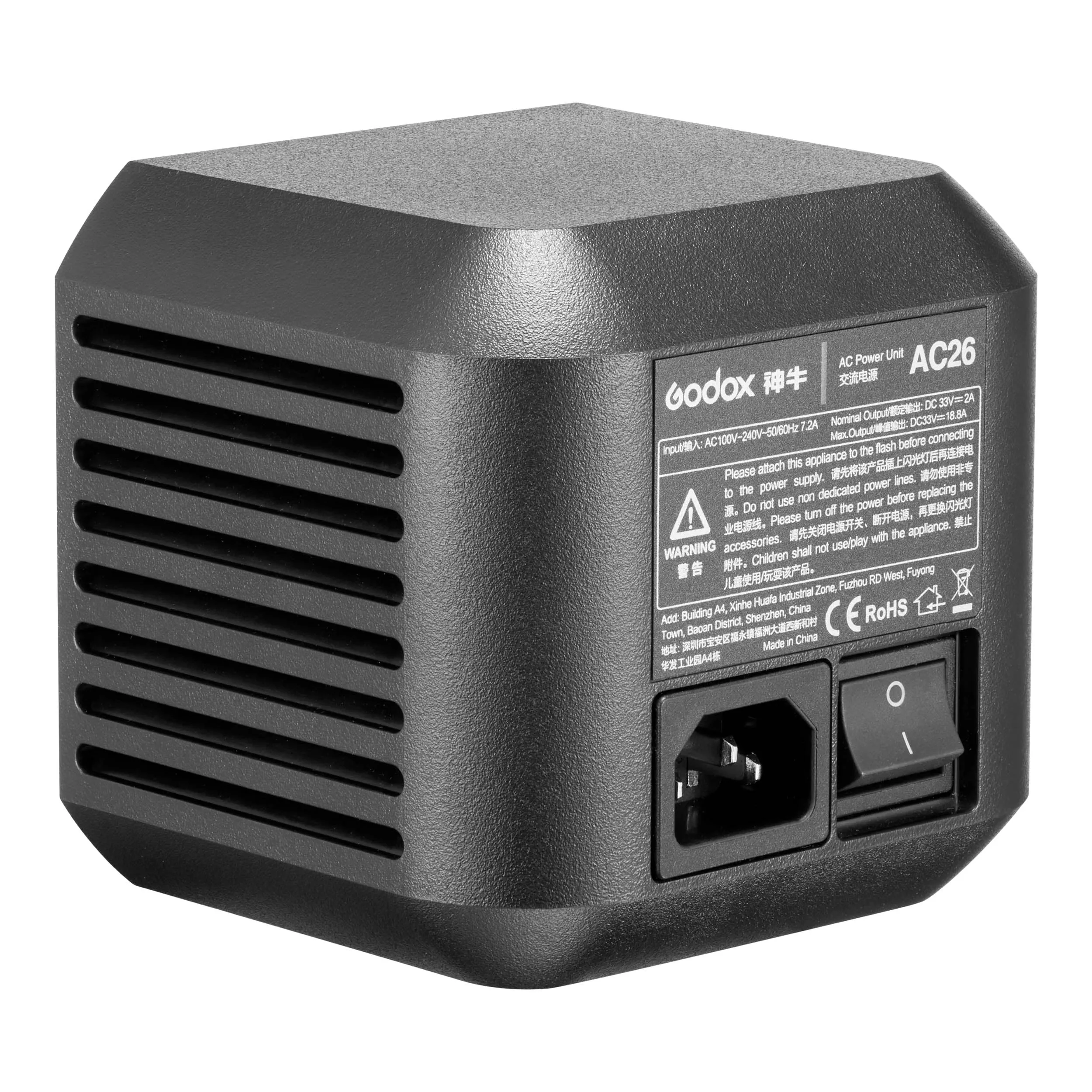 Godox AD600PRO II 600Ws Battery Powered Flash Strobe with AC26 Mains Power Adapter