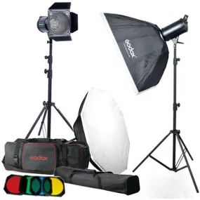 GODOX QSII PRO SERIES 400/400 FLASH KIT