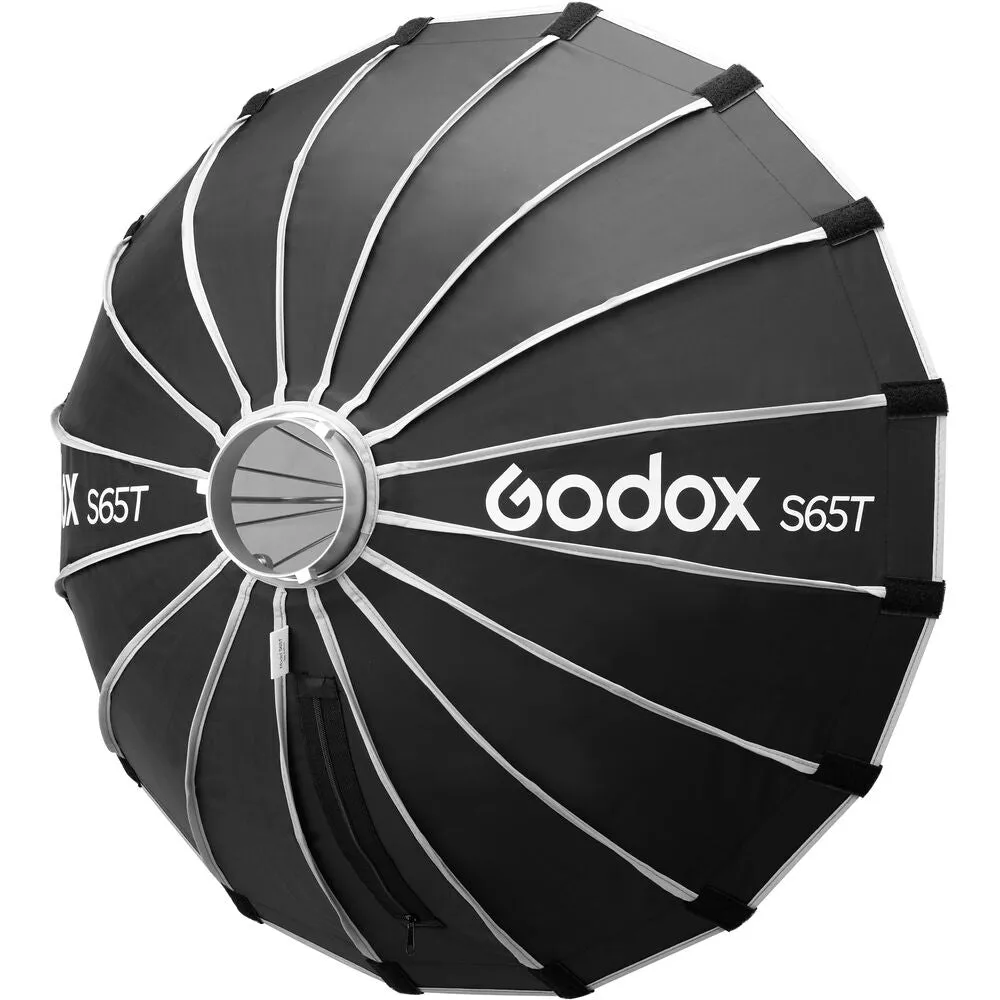 GODOX S65T/85T/120T Bowens Mount 65cm/85cm/120cm Foldable Quick Release Umbrella Softbox with Collapsible, Removable Front and Inner Diffuser for Photography and Studio Lighting Equipments