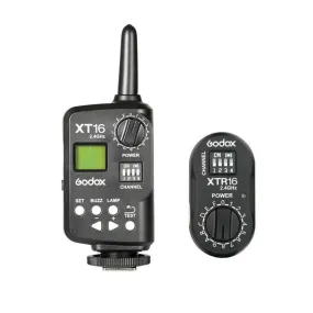 Godox XT-16 2.4G Wireless Flash Trigger and Receiver Set with Enhanced Features Godox XT-16 2.4G Wireless Flash Trigger and Receiver Set with Enhanced Features