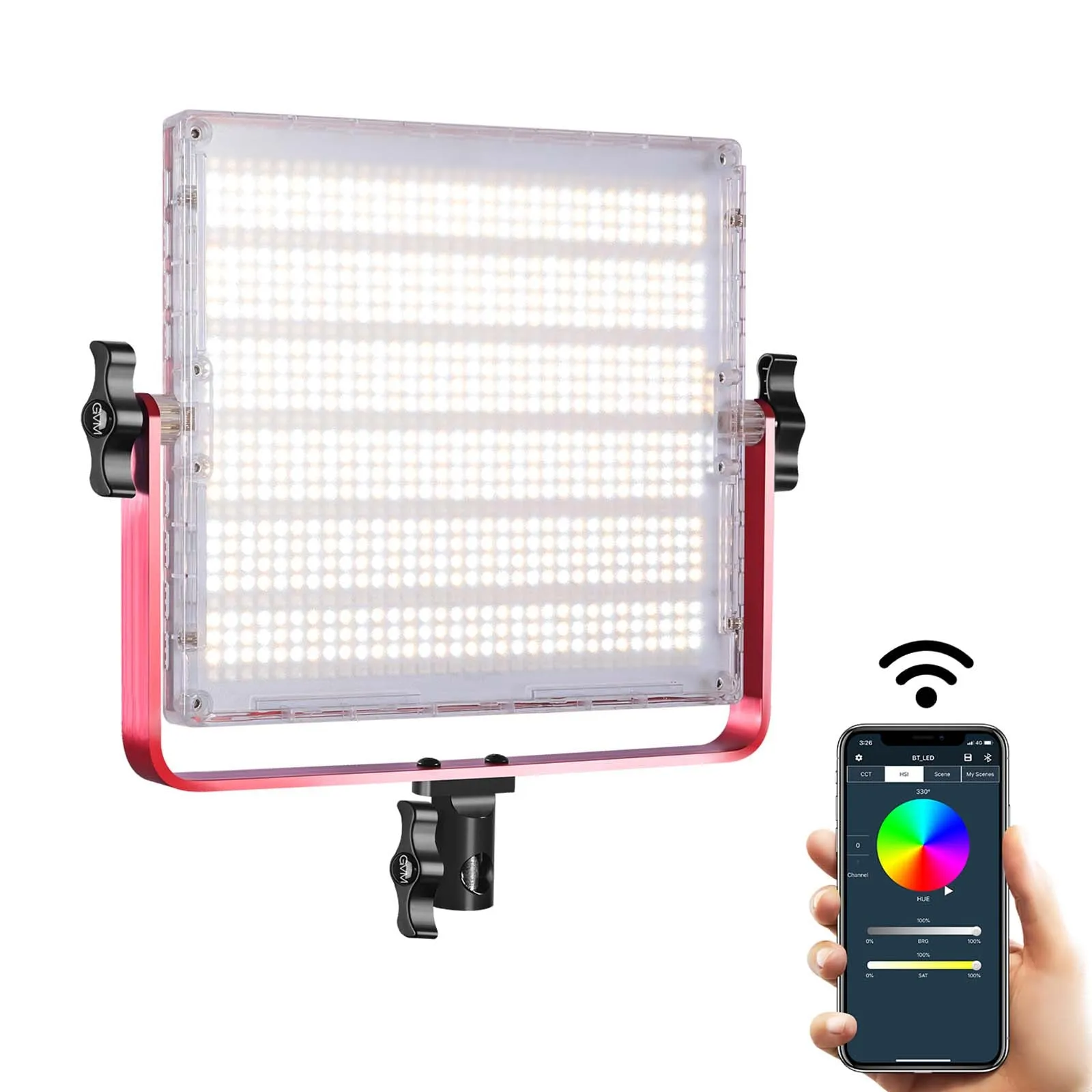GVM-1200D 50W Bi-Color 50W RGB Video Light