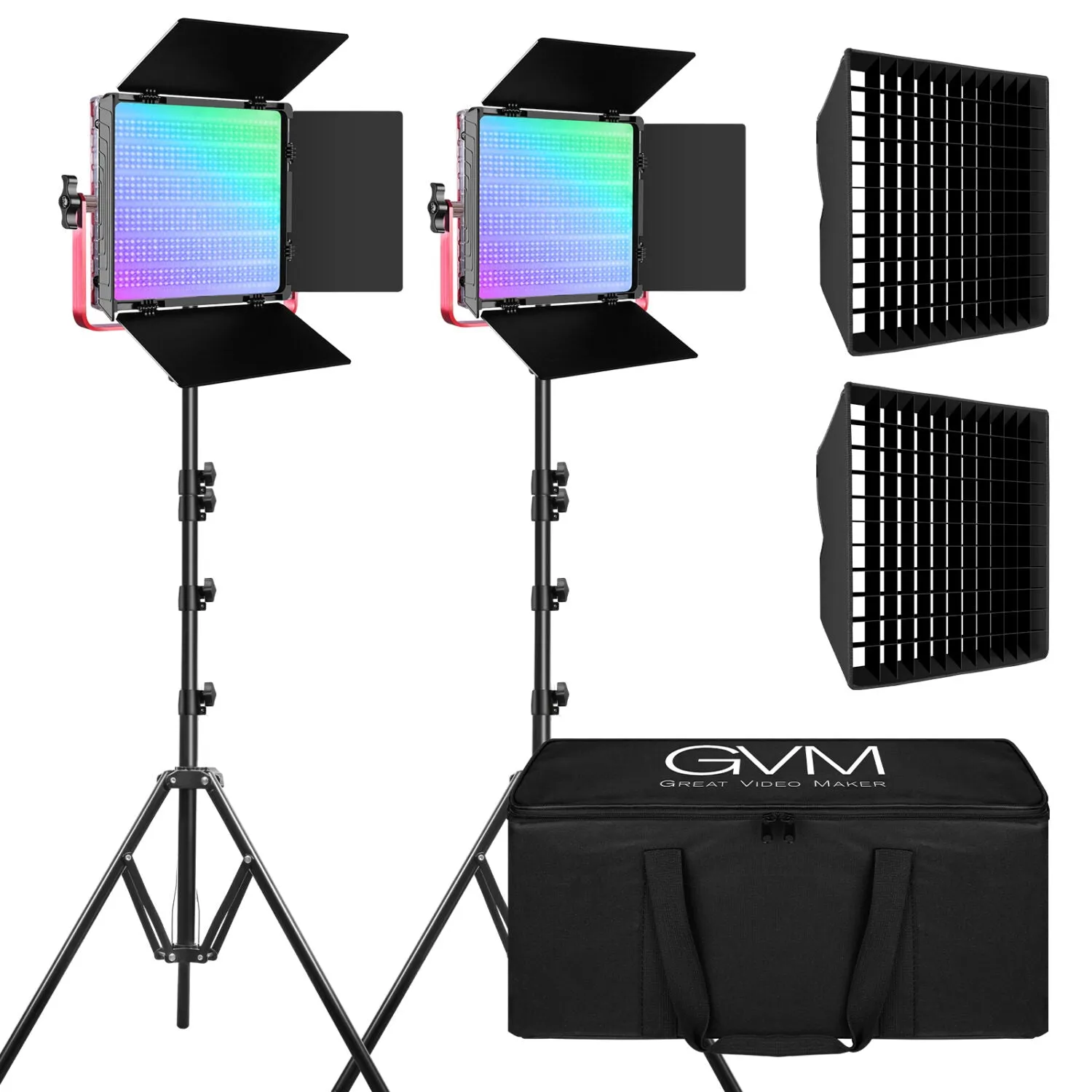 GVM-1200D 50W Bi-Color 50W RGB Video Light