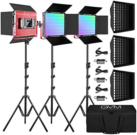 GVM-1200D 50W Bi-Color 50W RGB Video Light