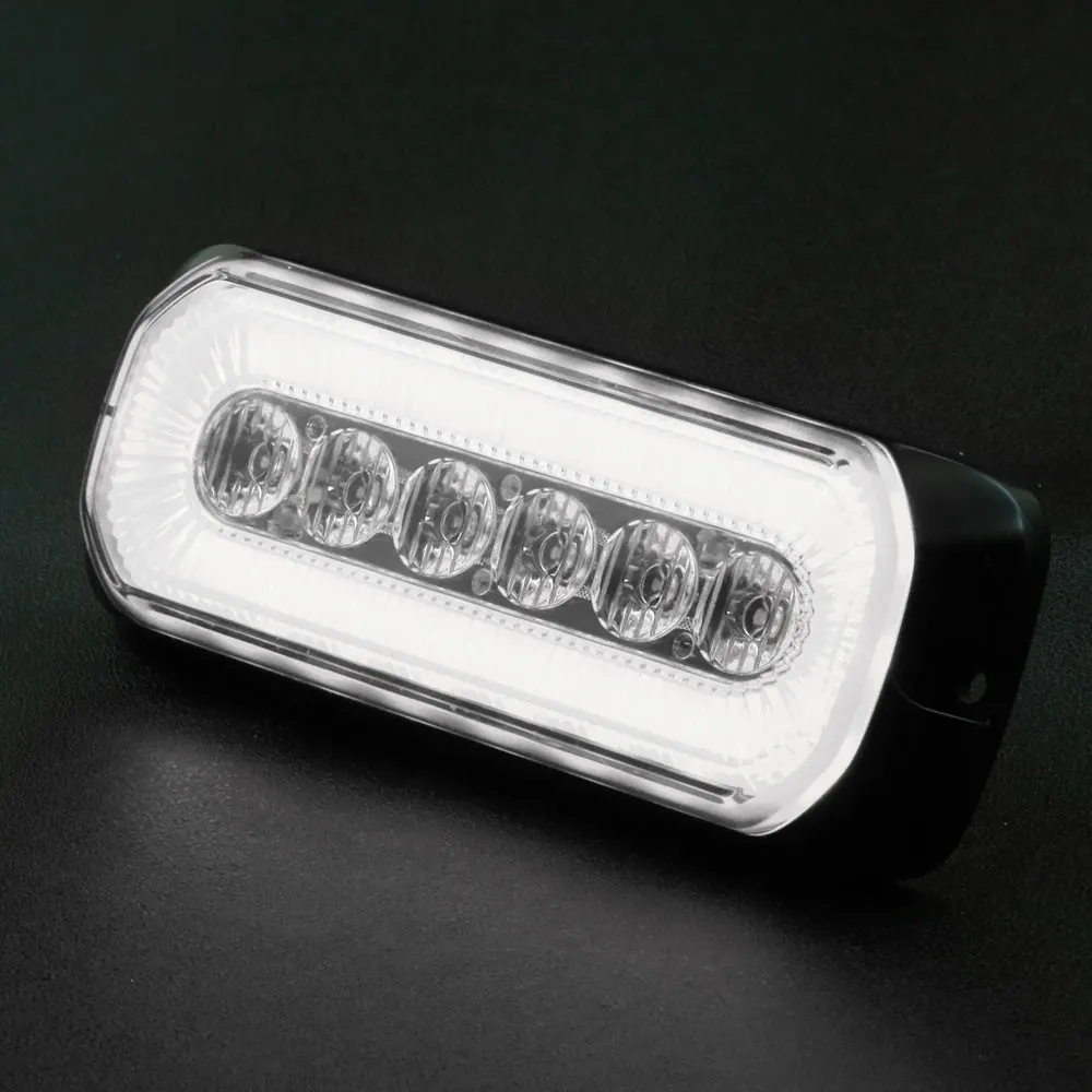 Halo Blitz Strobe Light with White LED Halo Ring
