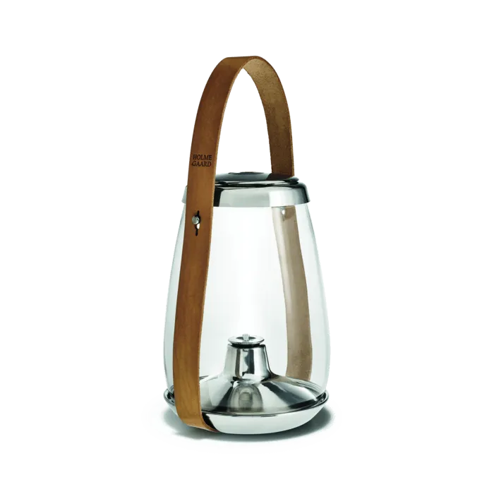 Holmegaard Design With Light Hurricane Lantern, Clear