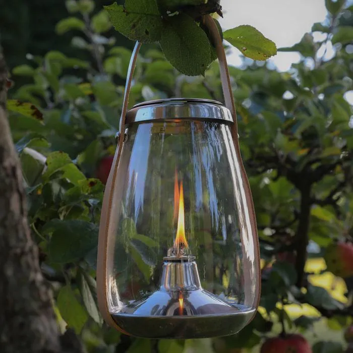 Holmegaard Design With Light Hurricane Lantern, Clear