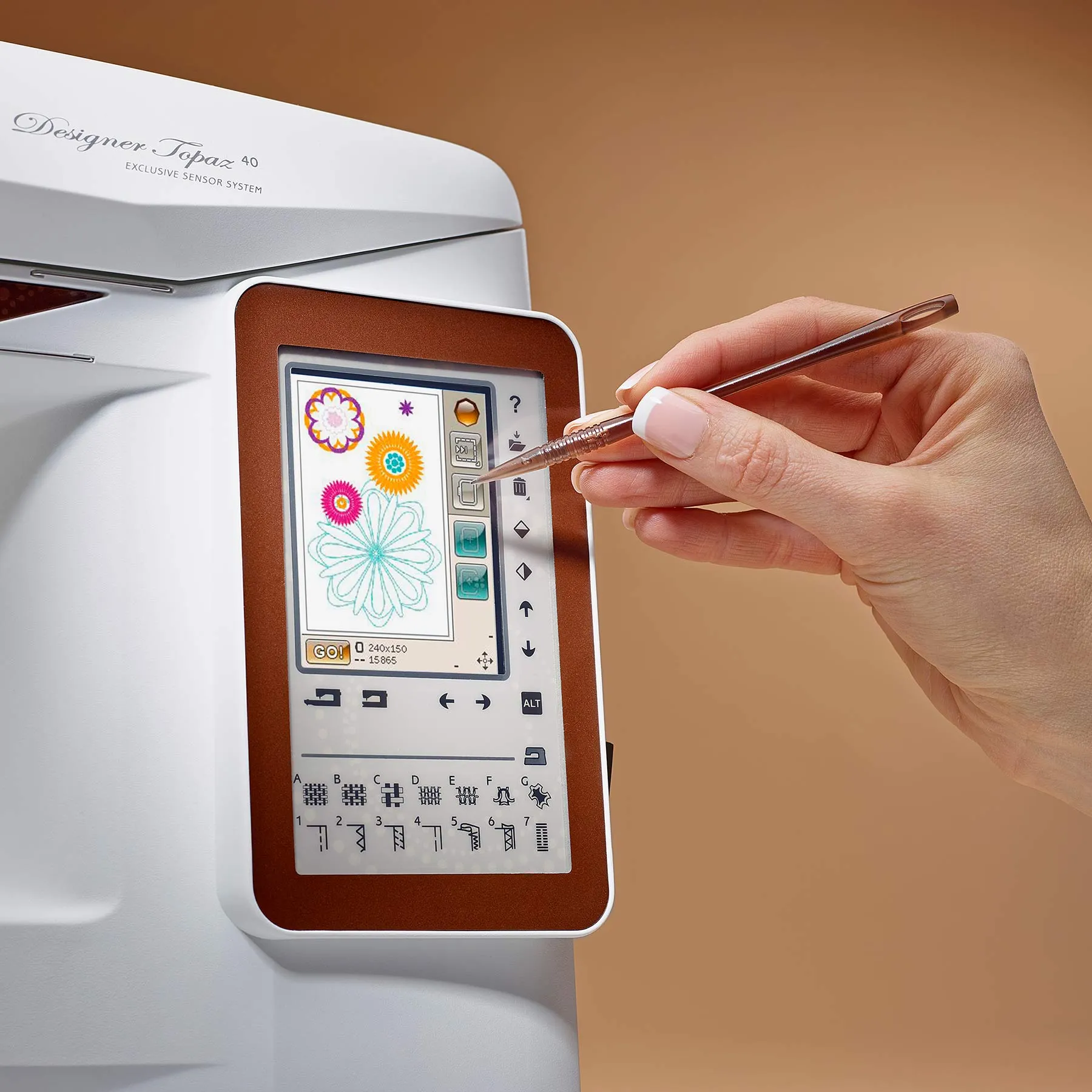 HUSQVARNA® VIKING® DESIGNER TOPAZ™ 40 Sewing & Embroidery Machine  🎄 Holiday Bundle