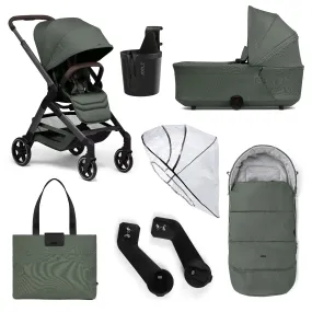 Joolz Hub2 6 Piece Pram Bundle - Forest Green