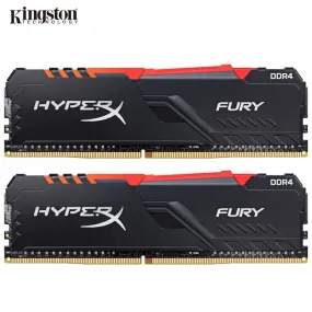 Kingston HyperX FURY RAM DDR4 RGB Memory 2400MHz 2666MHz 3000MHz 3200MHz 3466MHz DIMM XMP  Memoria ddr4 for Desktop Memory Ram