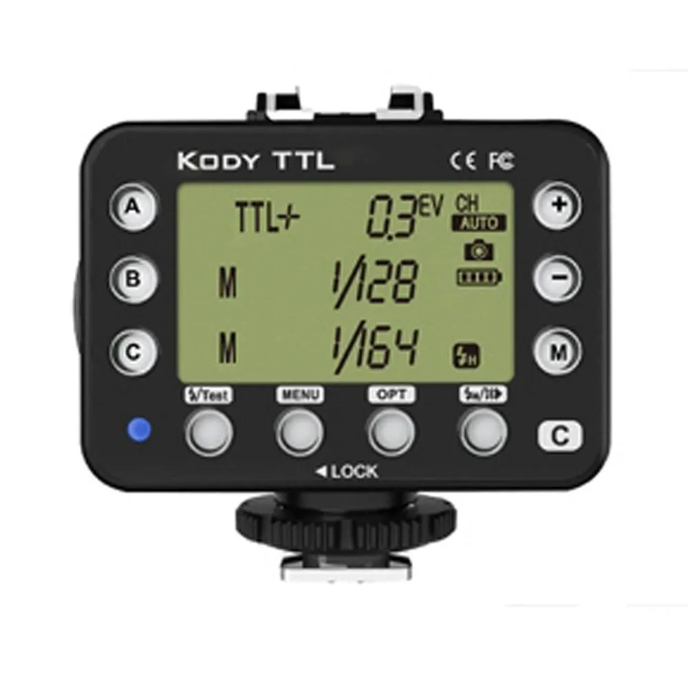 Kody Dazzne Professional TTL Flash Trigger for Canon Transceiver   Receiver