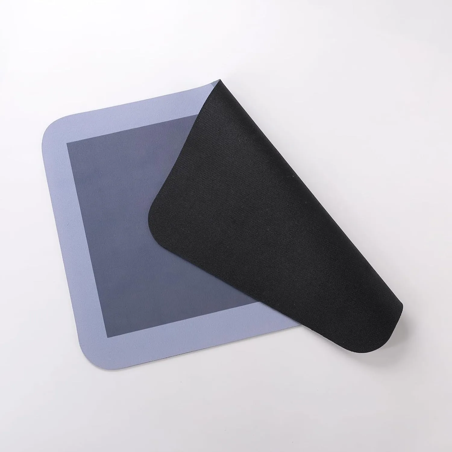 Kuber Industries Bath Mat | PVC Bathroom Mat | Shower Bath Mat | Floor Tub Mat | Diatom Mud Mat | Anti-Skid Shower Bathroom Mat | CF-220806 | Light Gray