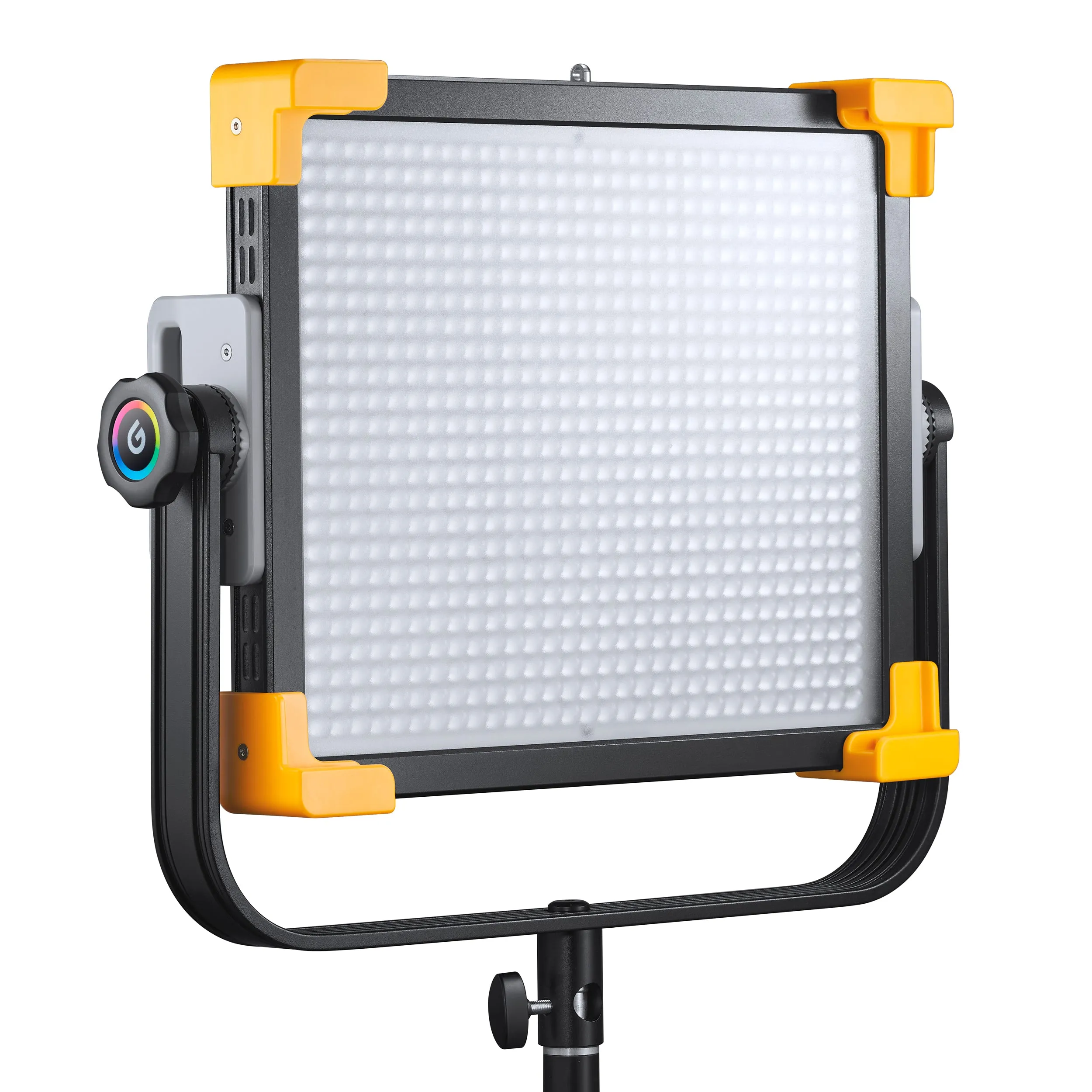 LD75R RGB LED Panel Light Photo Video Twin Kit