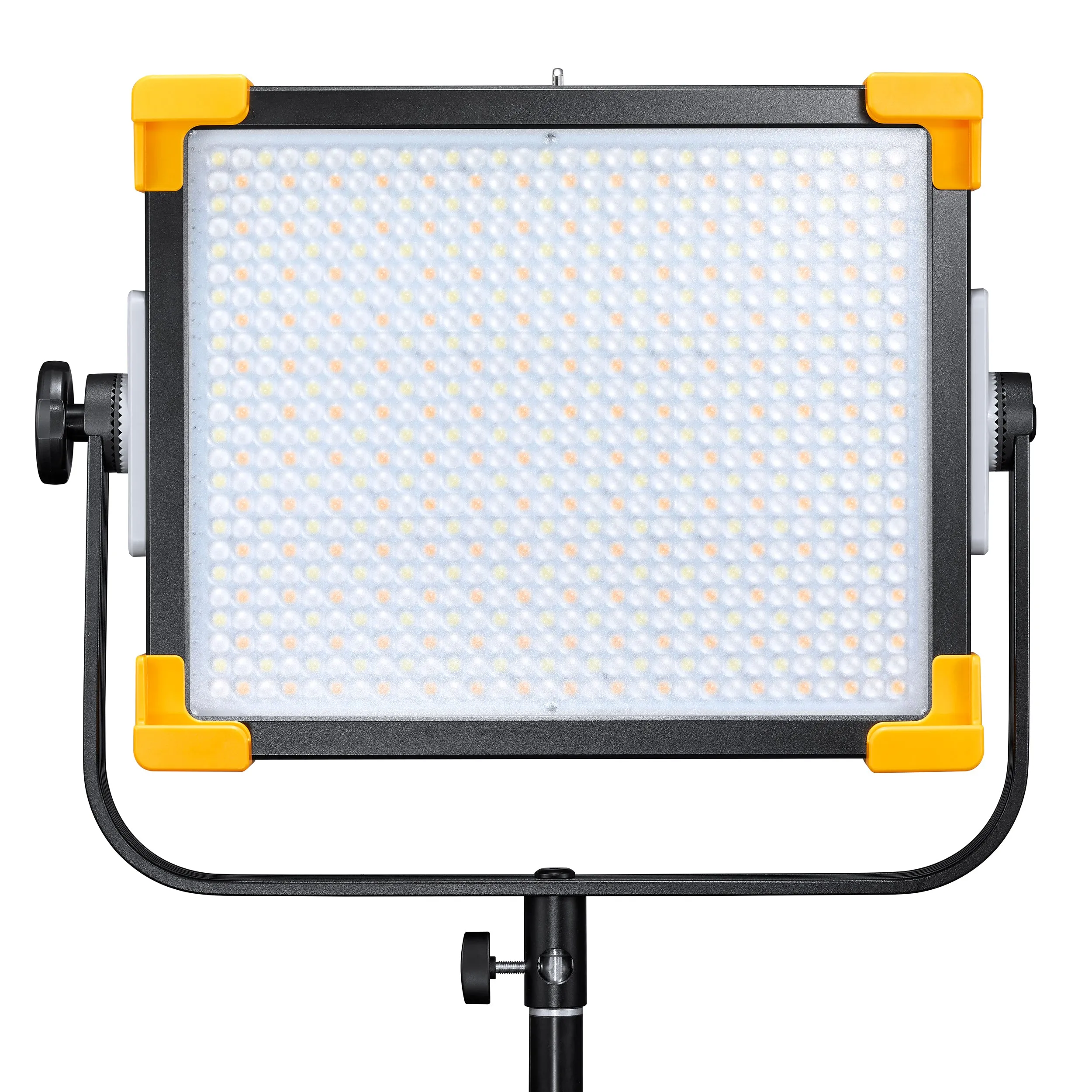 LD75R RGB LED Panel Light Photo Video Twin Kit