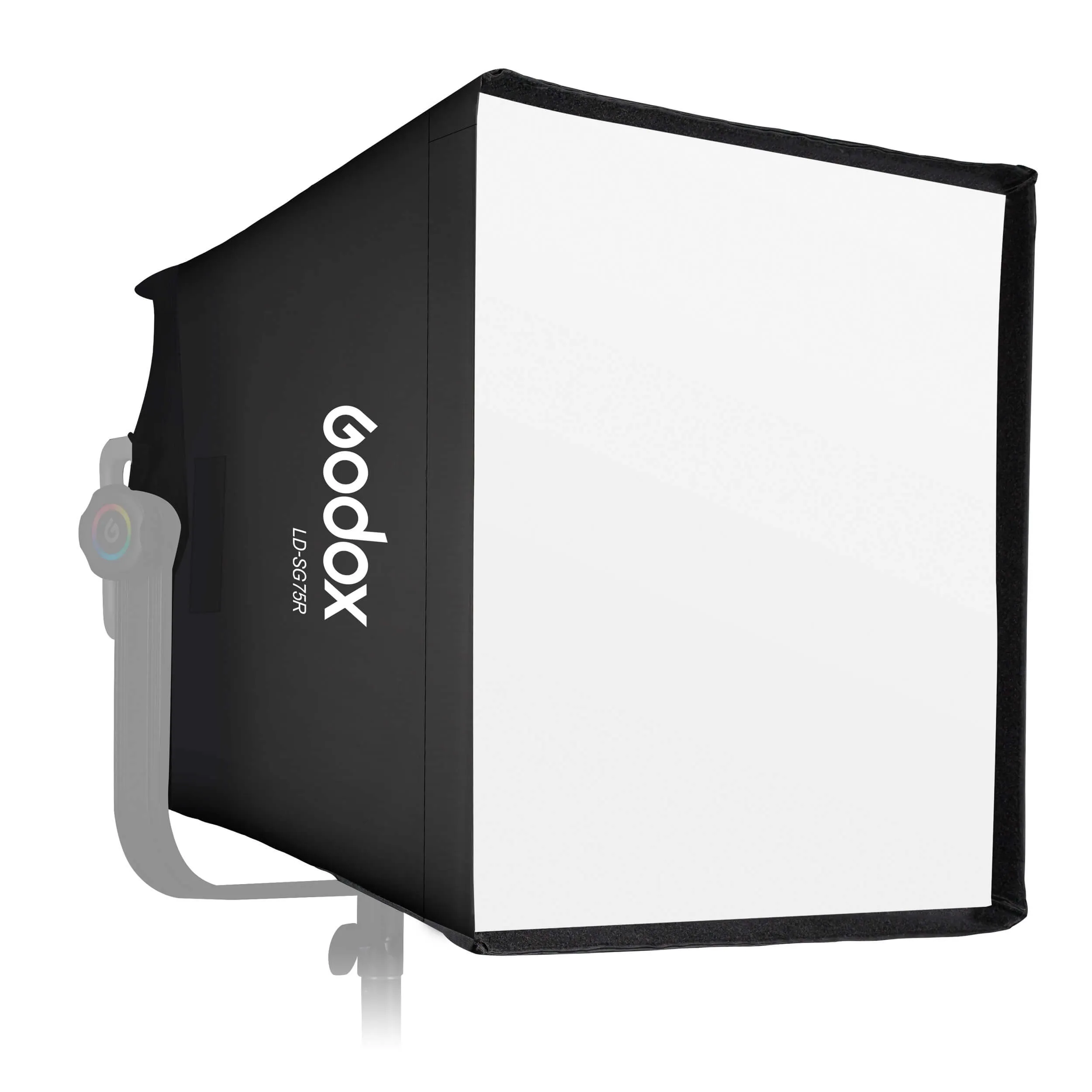 LD75R RGB LED Panel Light Photo Video Twin Kit