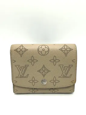 Light Taupe Mahina Iris Flap Compact Wallet