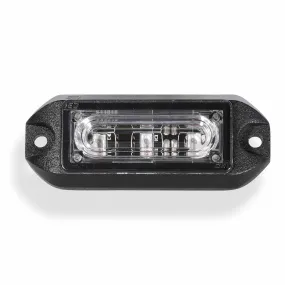 Linear 3 watt 3 LED Emergency Vehicle Grill Warning Light Head