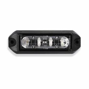 Linear 3 watt 4 LED Emergency Vehicle Grill Warning Light Head