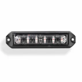 Linear 3 Watt 6 LED Emergency Vehicle Grill Warning Light Head