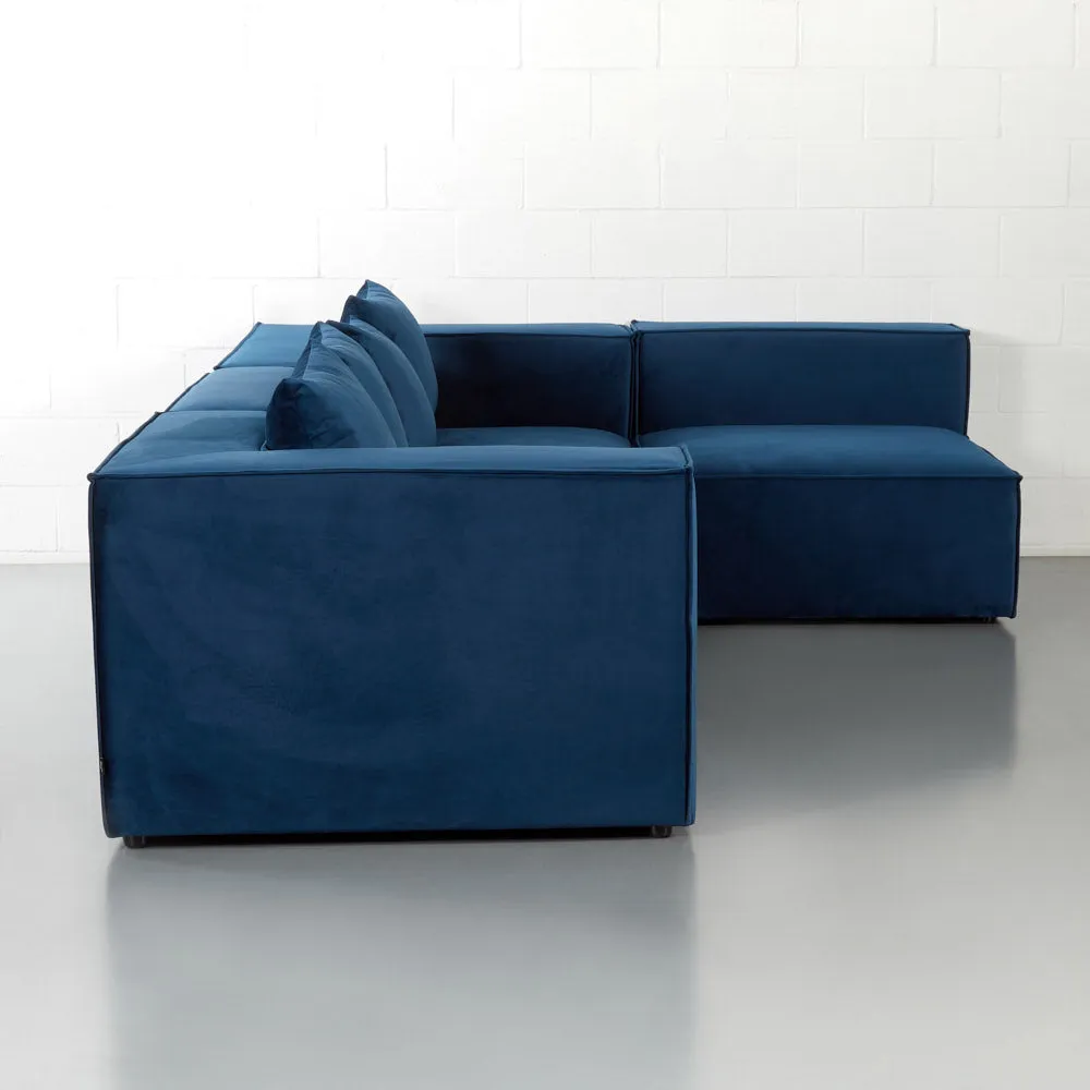 MASON - Velvet Blue Modular Set (4 piece)