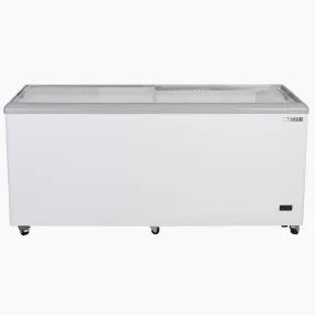 Maxx Cold - MXF71F Sliding Glass Top Mobile Ice Cream Display Freezer, 71"W, 16 cu. ft. (453L) Storage Capacity, Equipped with 5 Baskets, in White