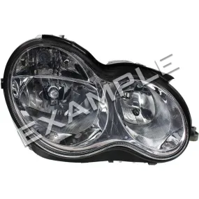 Mercedes C-class W203 04-06 bi-xenon HID light upgrade kit for halogen headlights