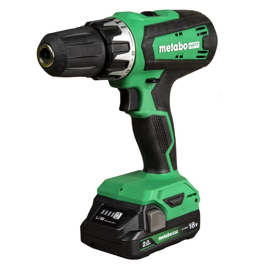 Metabo HPT 18V Cordless Power Drill Driver Kit