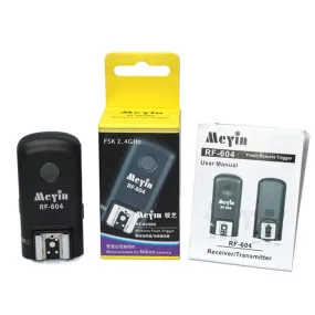 Meyin Flash Remote Trigger Tranceivers for Nikon RF-604 (Pair) Meyin Flash Remote Trigger Tranceivers for Nikon RF-604 (Pair)