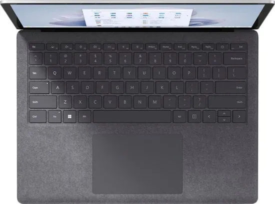 Microsoft Surface 5 Laptop - 13.5" Touchscreen - 12th Gen Intel Core i5 Evo Processor - 8GB Memory - 256GB SSD - Intel Iris Xe Graphics - Platinum