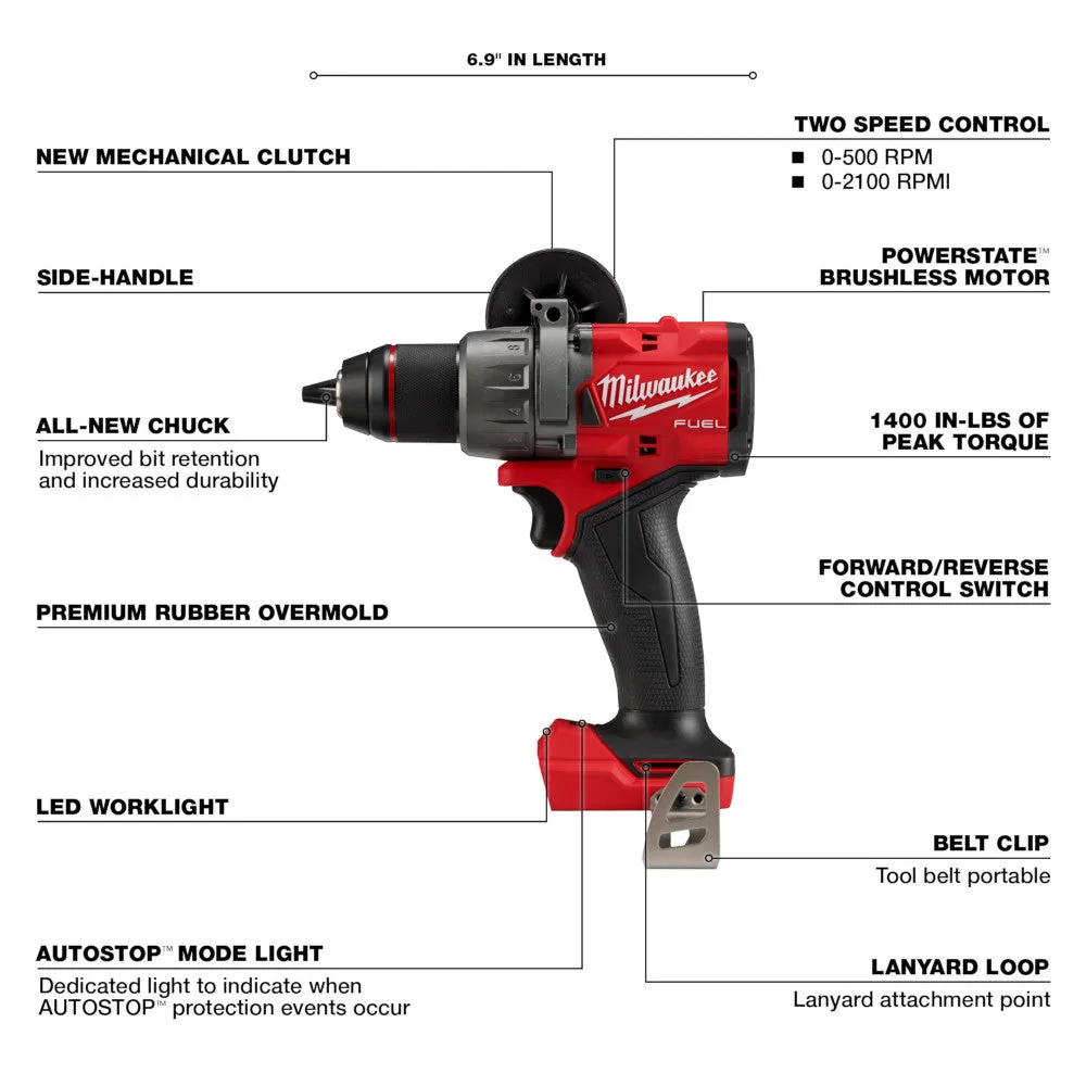 Milwaukee 2903-22 M18 FUEL 1/2" Drill/Driver Kit