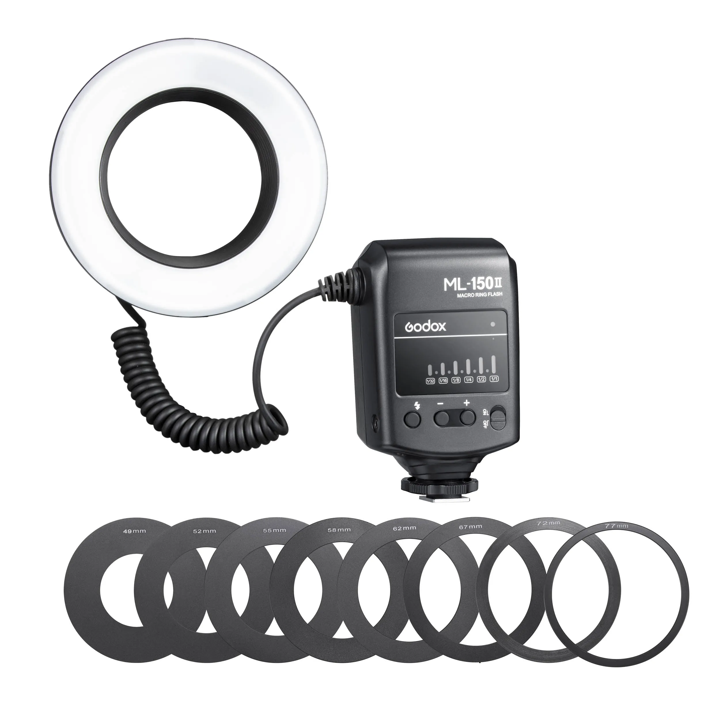 ML-150 II Ring Flash Macro Photography & 8 Lens Adapters