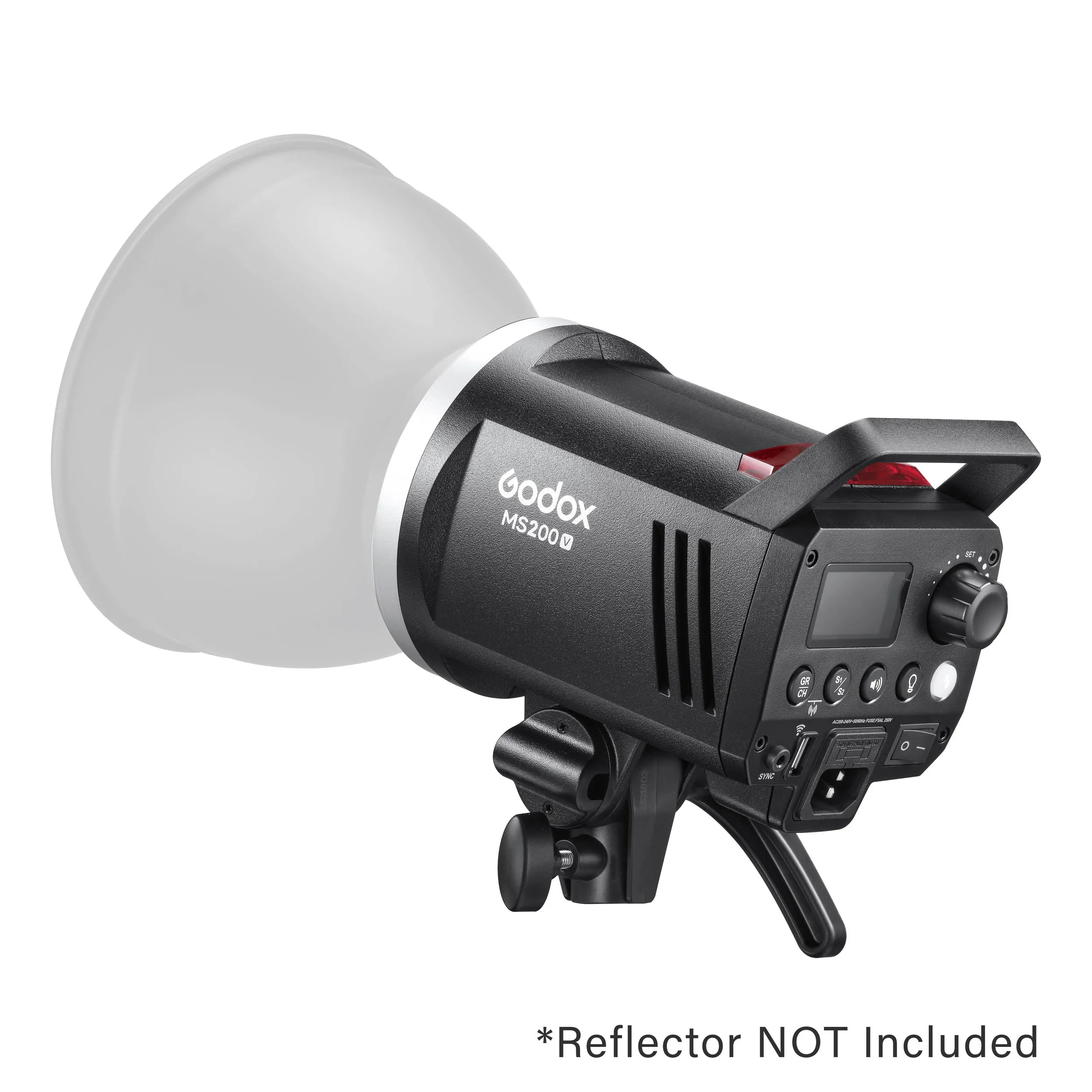 MS200V Super-Compact Studio Strobe Flash with LED Modelling Lamp
