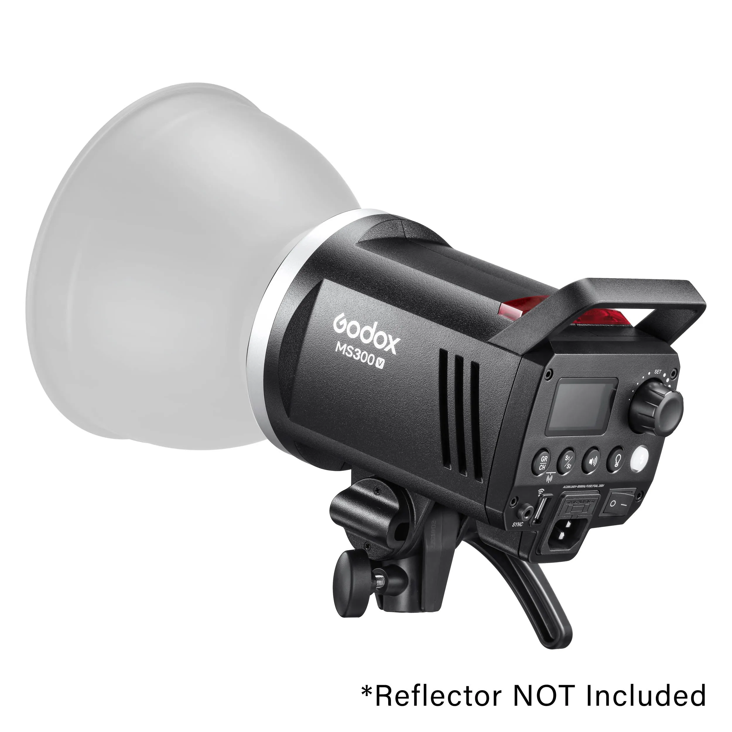 MS300V Super-Compact Studio Strobe Flash with LED Modelling Lamp