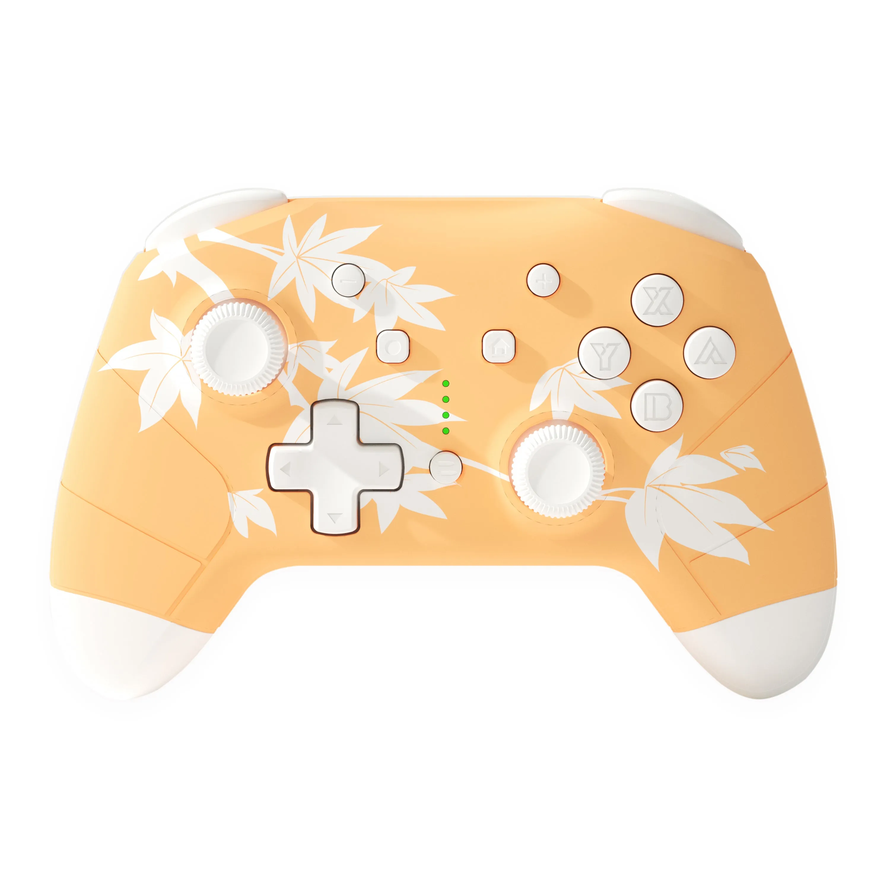 Mytrix Maple Yellow Wireless Switch Pro Controller for Nintendo Switch, the Newest Switch OLED, and Switch Lite