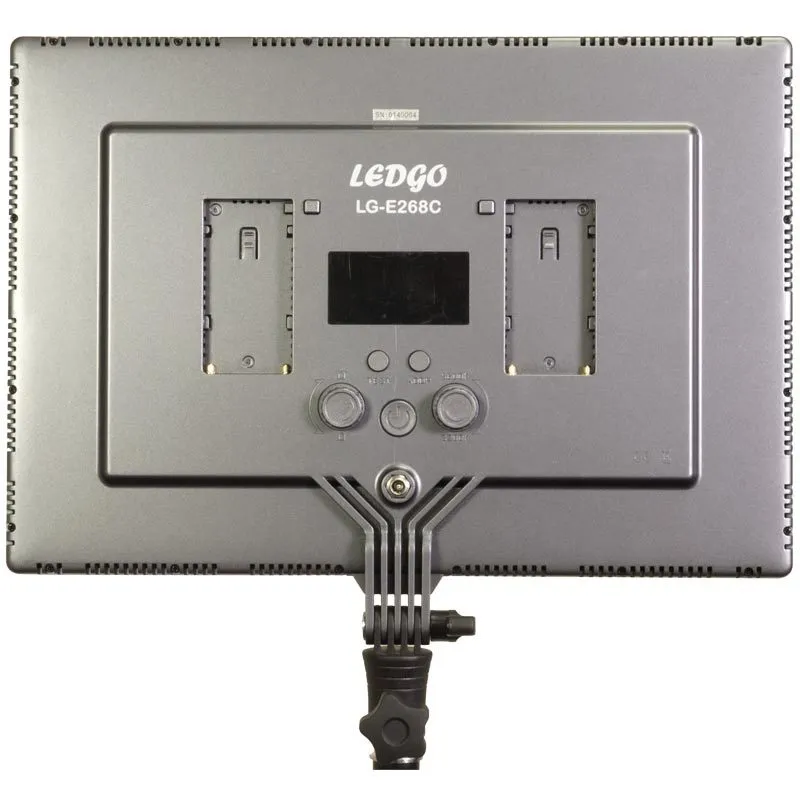 Nanlite LEDGO LUXPAD E268C twin LED light kit with batteries, stands and grids