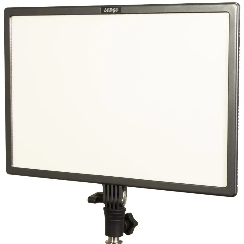Nanlite LEDGO LUXPAD E268C twin LED light kit with batteries, stands and grids