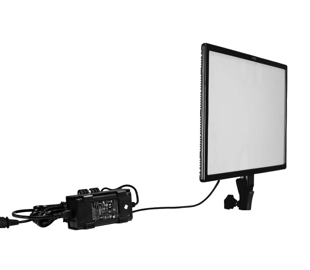 Nanlite LEDGO LUXPAD E268C twin LED light kit with batteries, stands and grids