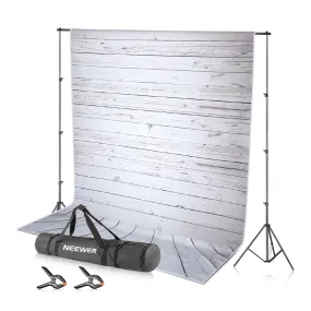 NEEWER 1.5x2m / 5x7ft  Photo Video Studio Polyester Backdrop Support Kit