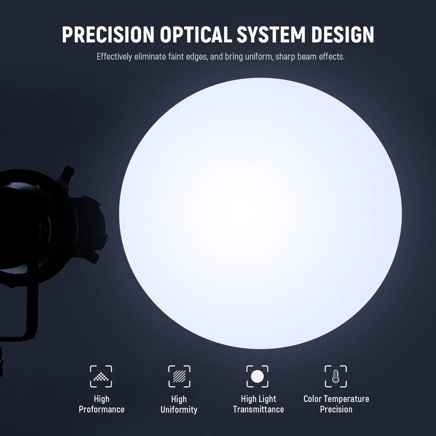 NEEWER LS-39 20° Bowen Mounts Spotlight Snoot