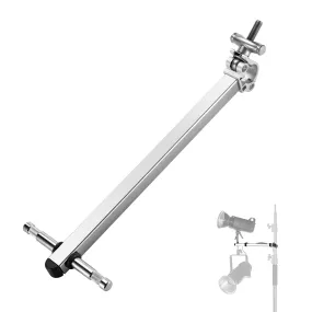 NEEWER UA038 Offset Arm with Clamp & Dual 5/8" Baby Pins