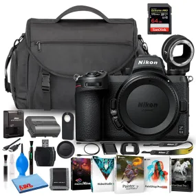 Nikon Z 6II Mirrorless Camera (Body Only) (International) 64GB SD FTZ Bundle Nikon Z 6II Mirrorless Camera (Body Only) (International) 64GB SD FTZ Bundle
