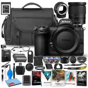 Nikon Z 6II Mirrorless Camera with 24-70mm Lens (International) XQD FTZ Bundle Nikon Z 6II Mirrorless Camera with 24-70mm Lens (International) XQD FTZ Bundle