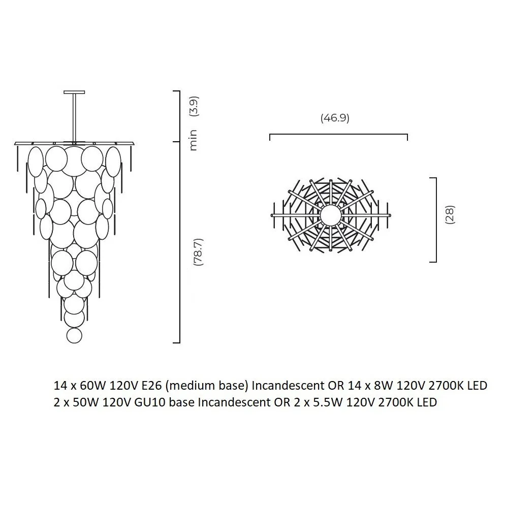 Nimbus Casdade Chandelier